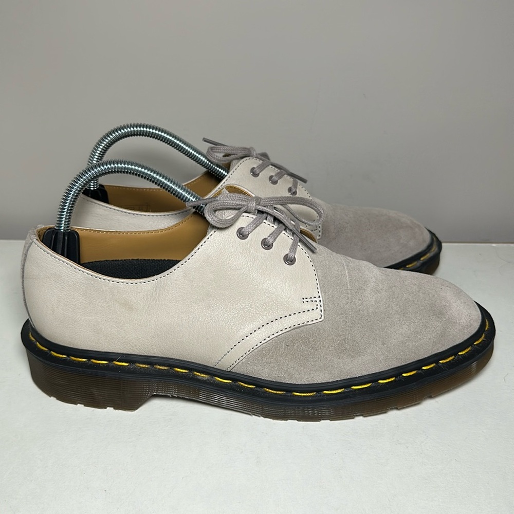 Dr. Martens Cream and Gray Athletic Shoes